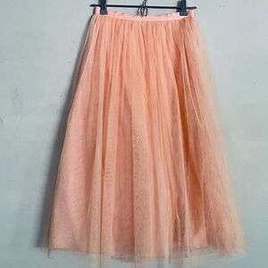 BHLDN for Anthropologie Tulle Midi Skirt